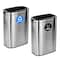 Alpine Industries Trash Can, Stainless Steel Brushed, Stainless Steel/Plastic ALP470-40L-R-T - alternate 6